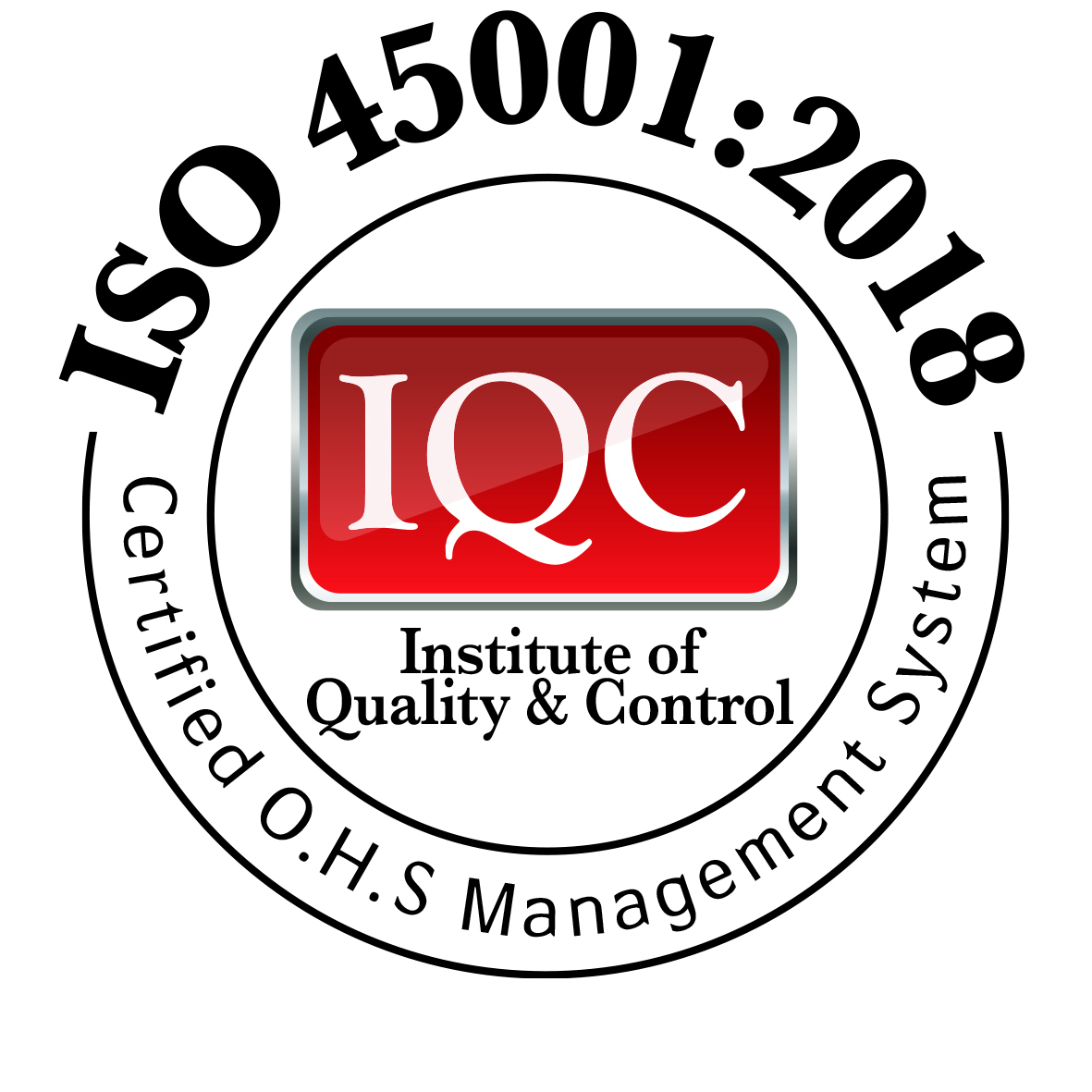 ISO 45001 logo - IQC